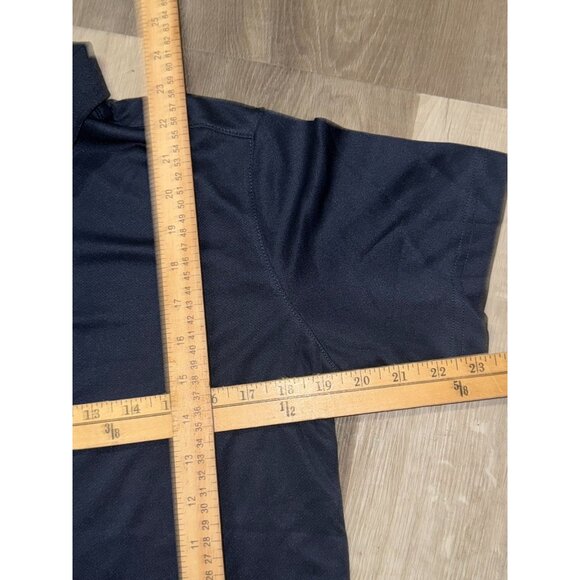UltraClub Cool & Dry Navy Polo Shirt M  Ladies 100% Polyester - Picture 6 of 6